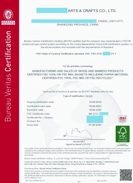 FSC Certificate
